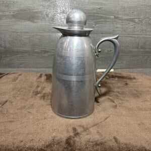 Vintage Kromex Coffee Carafe Glass Insulator Art Deco Aluminum